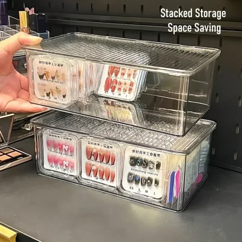 Nail Fan Brush - 2024 Clear Press On Nails Storage