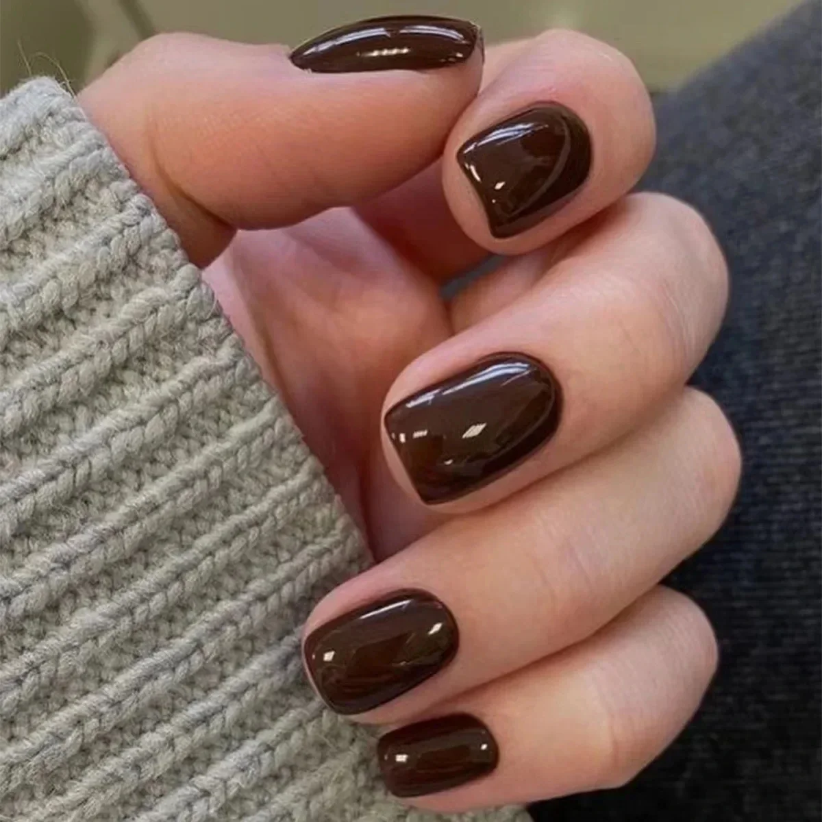 Classic Solid Color Press on N - đánh giá và giá Nail Art Simple