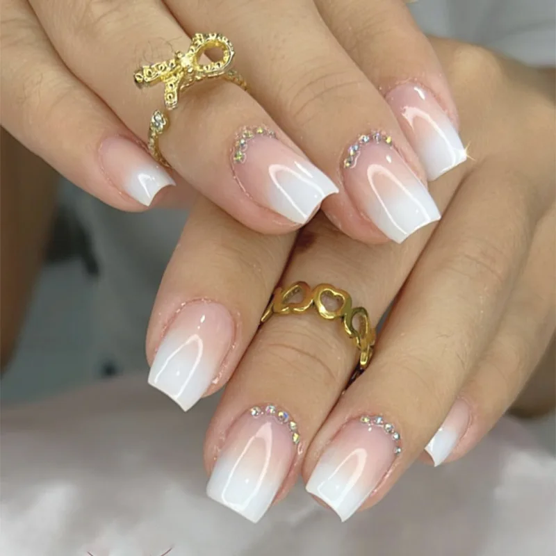 24Pcs/Set Solid Color Wearing  - đánh giá và giá Nail Art Simple