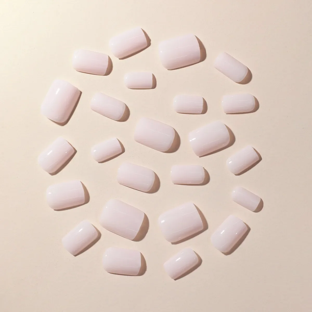 24 Pcs/Set Solid Color Short F - đánh giá và giá Nail Art Simple