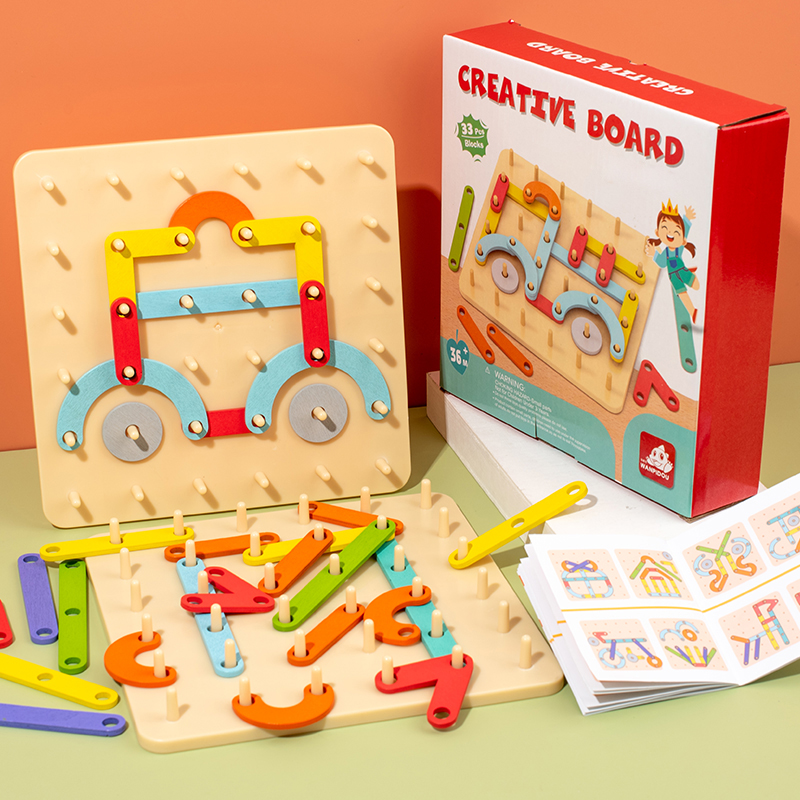 Children Wooden Creative Nail  - đánh giá và giá Nail Art Quirky