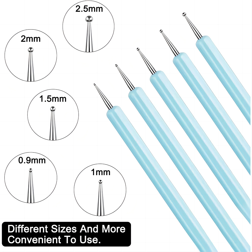 5/10Pcs Silicone Clay Sculptin - đánh giá và giá Nail Fan Brush