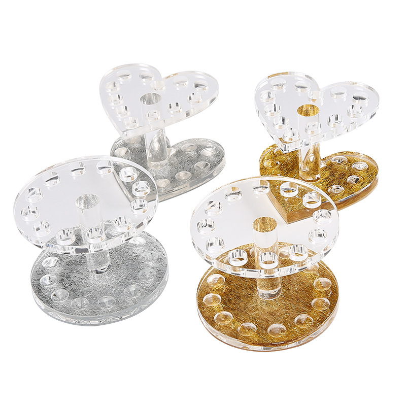 12 Holes Nail Brushes Storage  - đánh giá và giá Nail Fan Brush