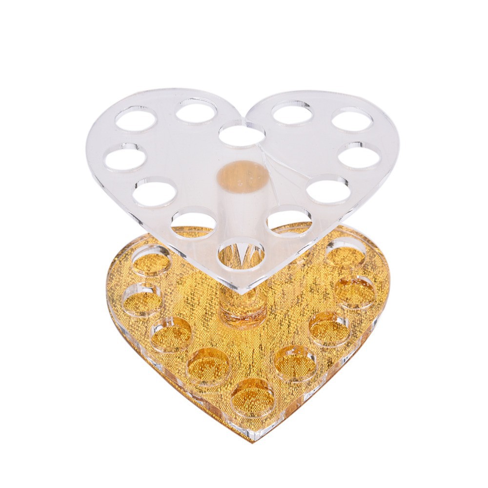 12 Holes Nail Brushes Storage  - đánh giá và giá Nail Fan Brush