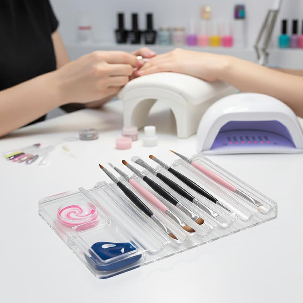 5 Grids Acrylic Multi-Purpose  - đánh giá và giá Nail Fan Brush