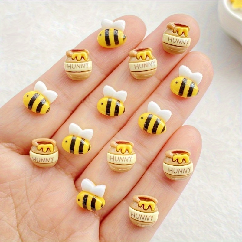 20pcs Cute Mini Handmade Bee,R - đánh giá và giá Nail Art Quirky