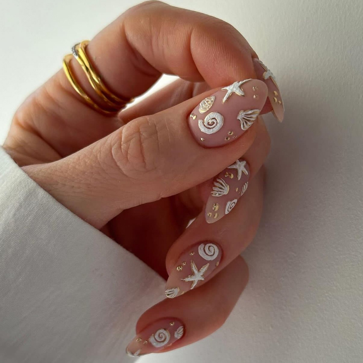 24pcs Short Almond Press on Na - đánh giá và giá Nail Art Simple