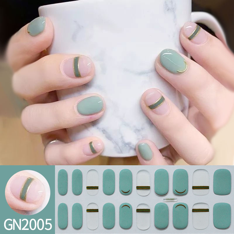 DIY Nail Stickers 20 Finger Ad - đánh giá và giá Nail Art Lotso