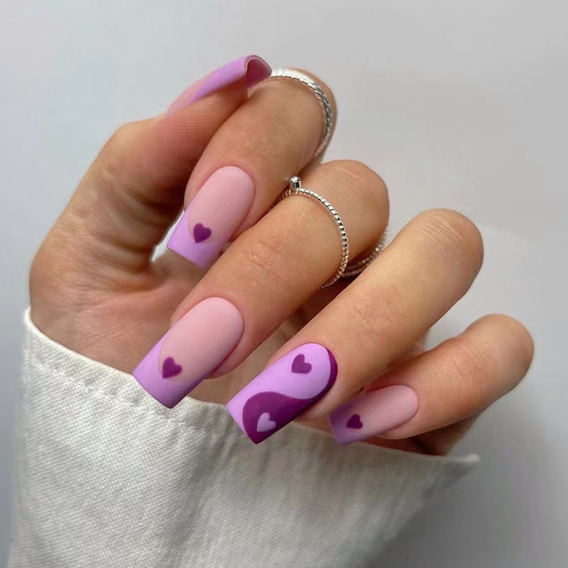 24Pcs Short Ballet Wearable Bl - đánh giá và giá Nail Art Simple