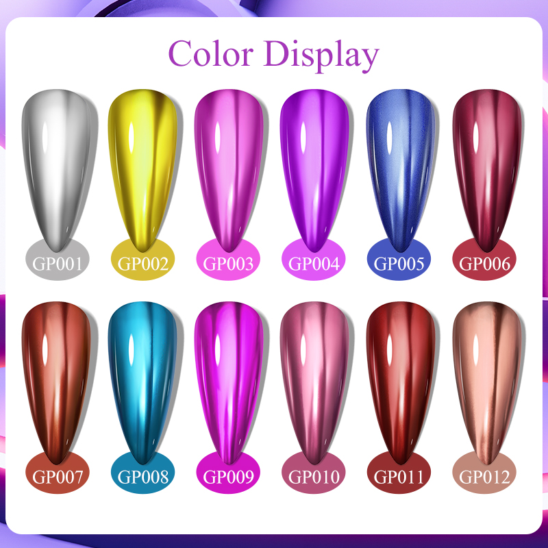 8ml Metallic Nail Polish Blood - đánh giá và giá Nail Art Lotso