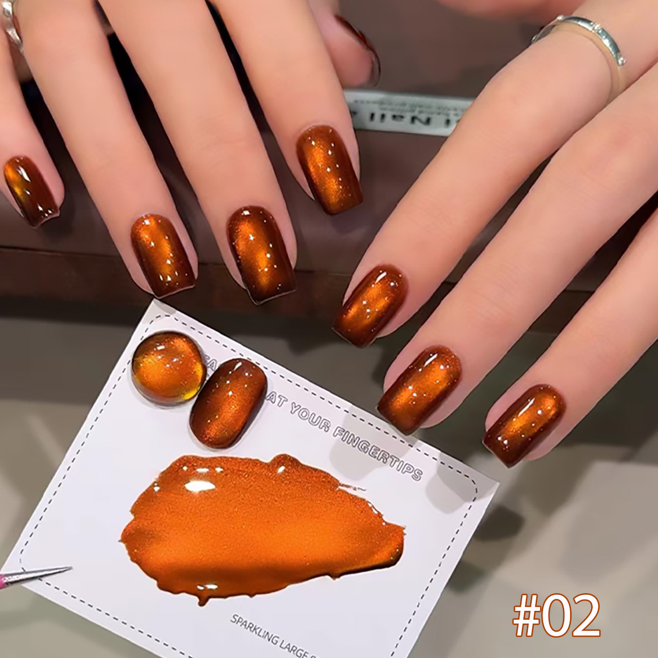 SHAKA 1pcs Whitening Flash Bro - đánh giá và giá Nail Art Orange