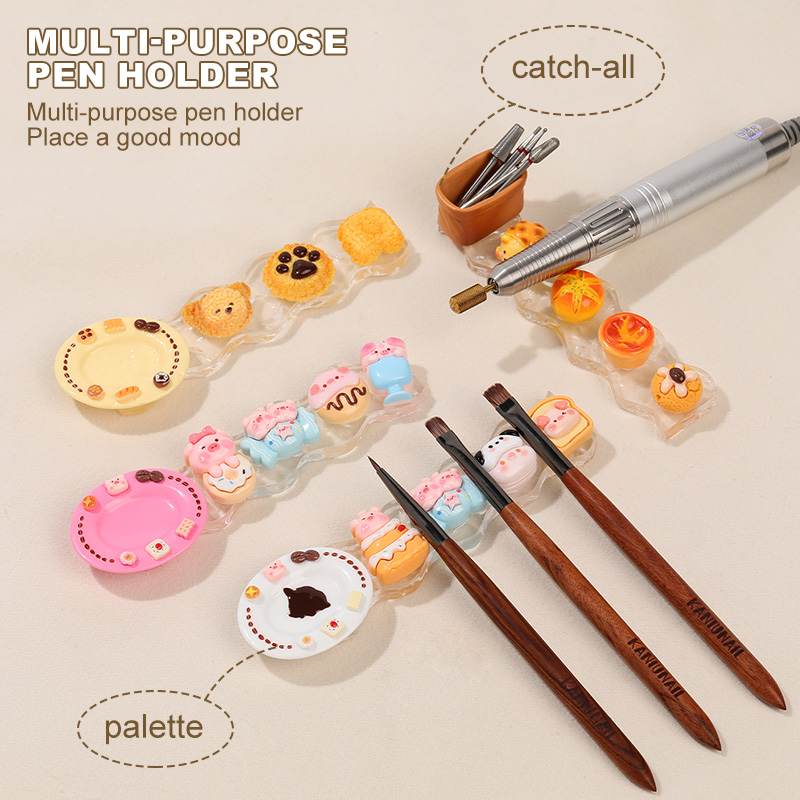 KANIU Cute Animal Nail Brush H - đánh giá và giá Nail Fan Brush