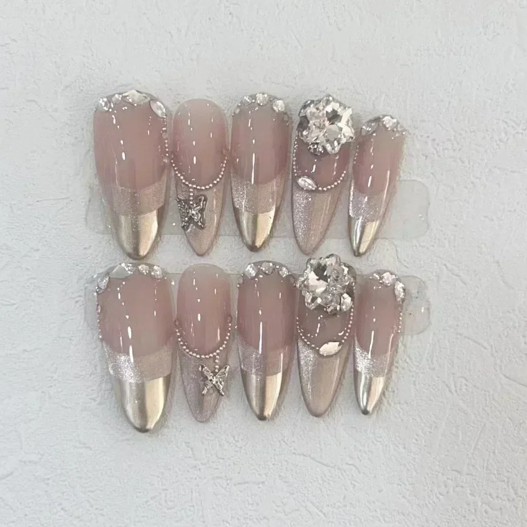 10Pcs Handmade Press on Nails  - đánh giá và giá Nail Art Quirky