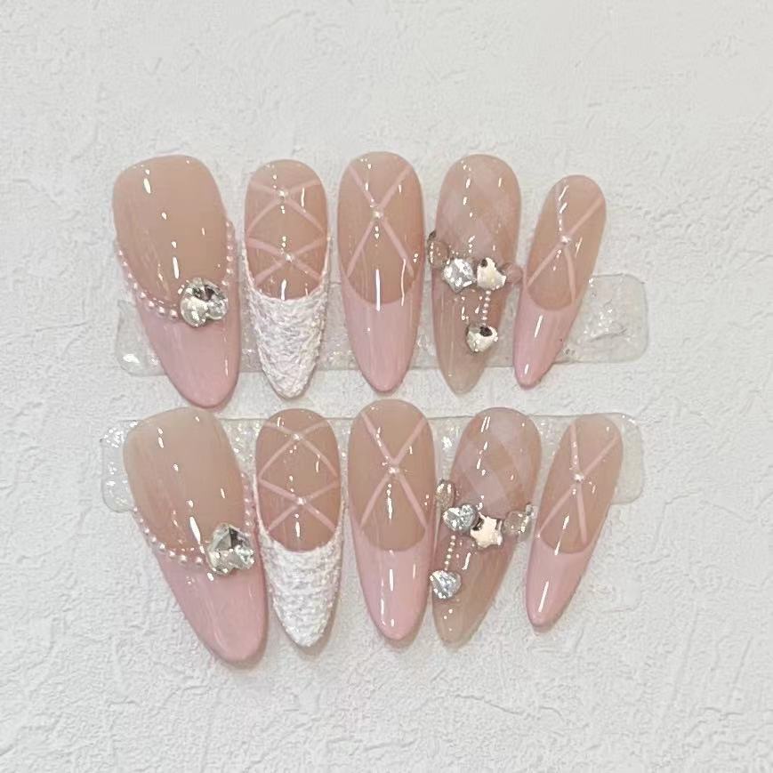 10Pcs Handmade Press on Nails  - đánh giá và giá Nail Art Quirky