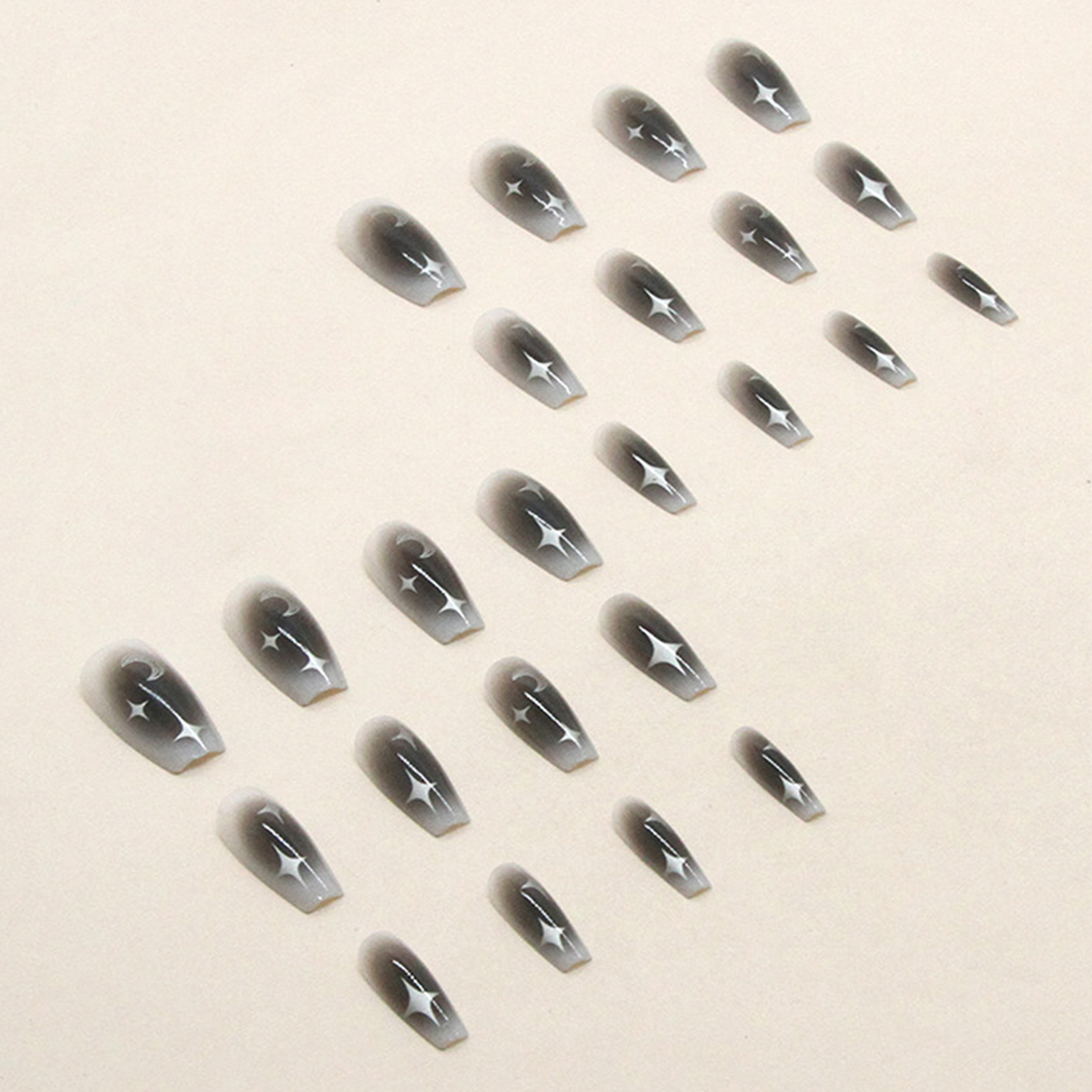 24pcs Y2k Star Press On Nails  - đánh giá và giá Nail Art Lotso