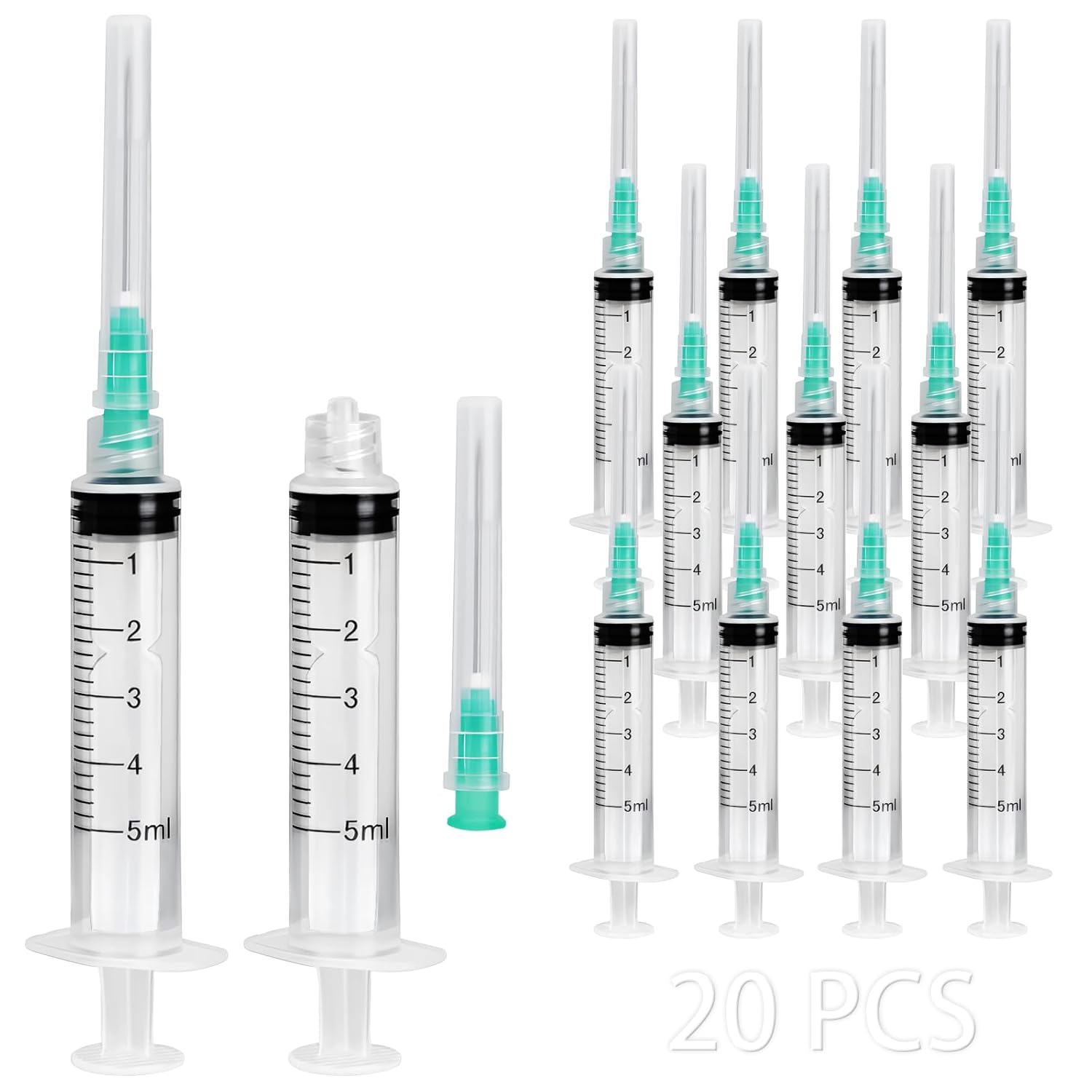 50 Pieces of 5ml Luer-Lock Syr - đánh giá và giá Nail Art Quirky