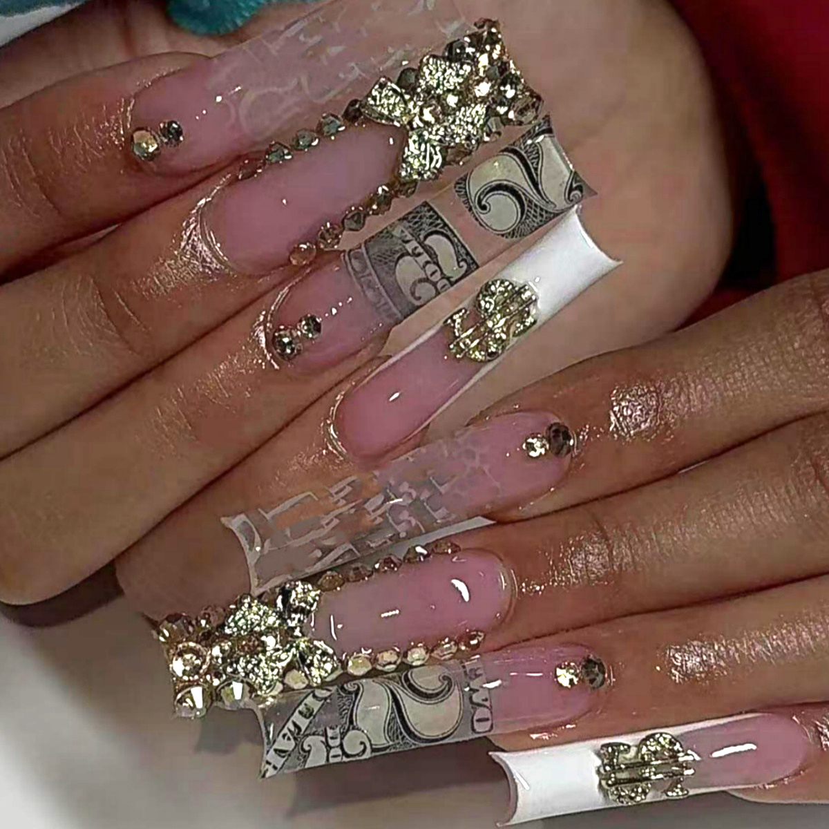 24pcs Pink Creative inlaid leo - đánh giá và giá Nail Art Leopard