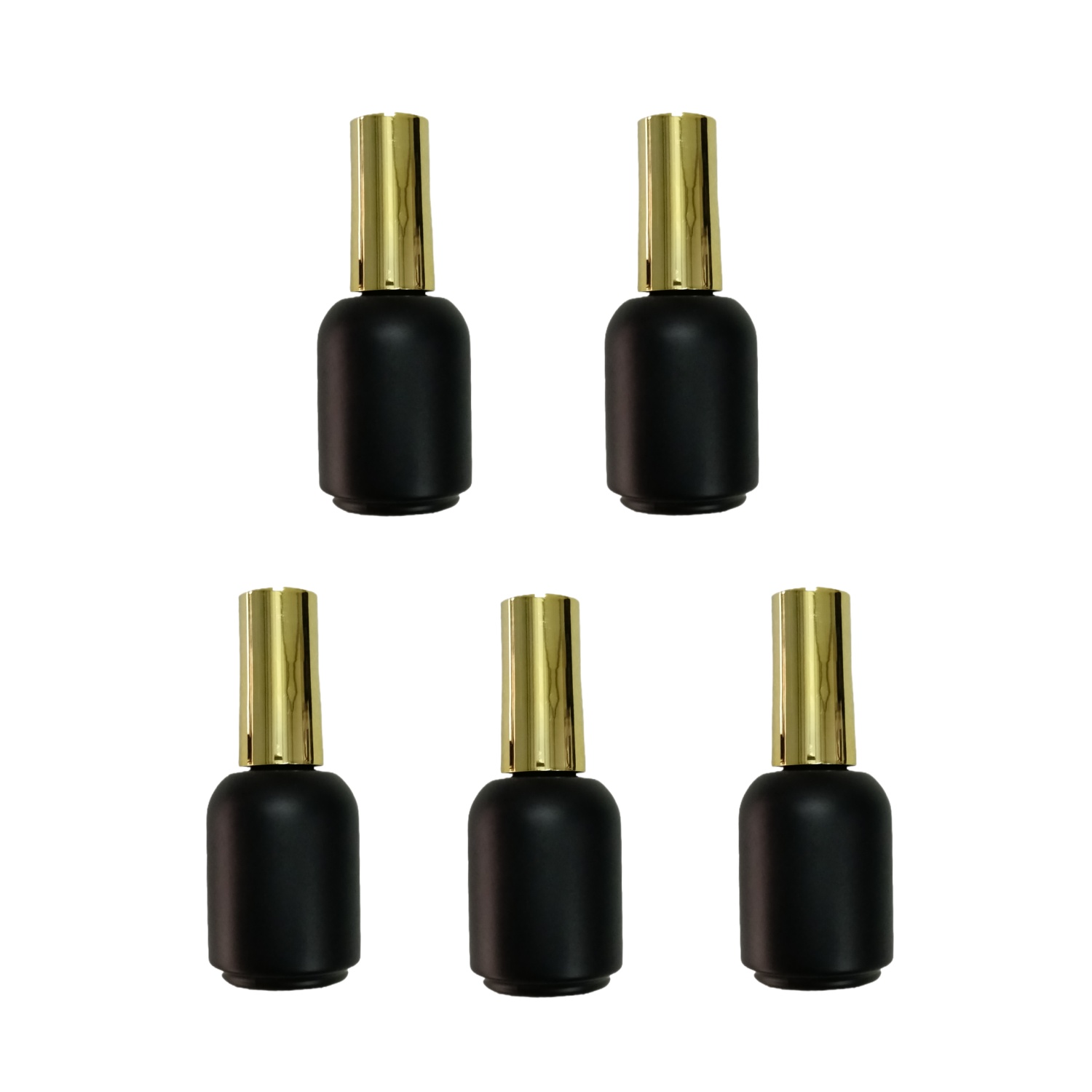 20ML 5 pieces Empty Black glas - đánh giá và giá Nail Fan Brush