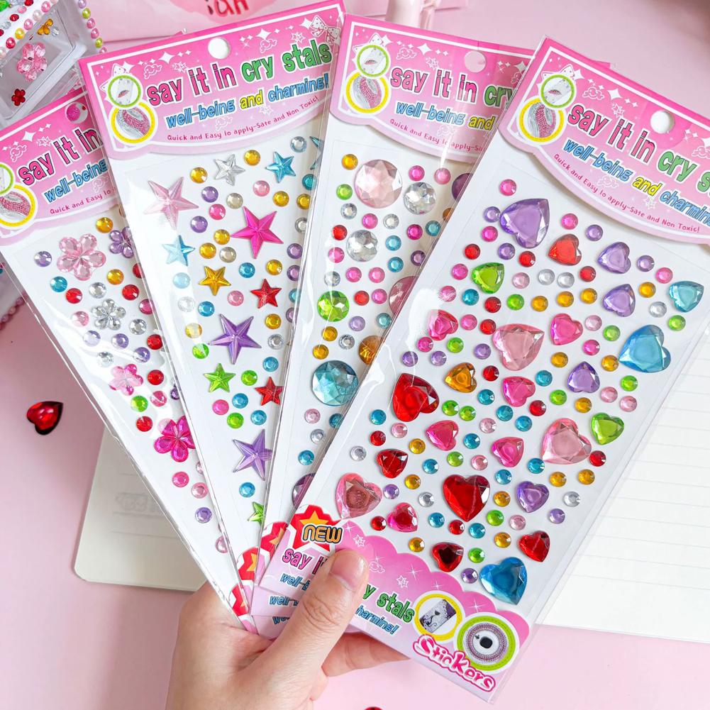 Self-Adhesive Face Rhinestones - đánh giá và giá Nail Art Quirky