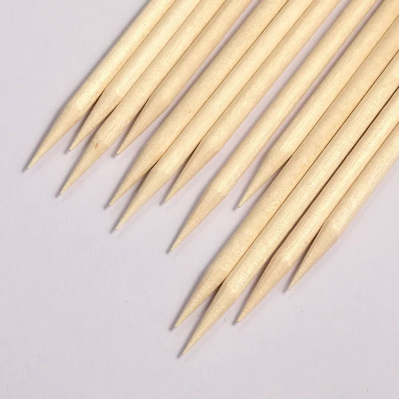 100pcs/Set Orange Wood Sticks  - đánh giá và giá Nail Art Orange