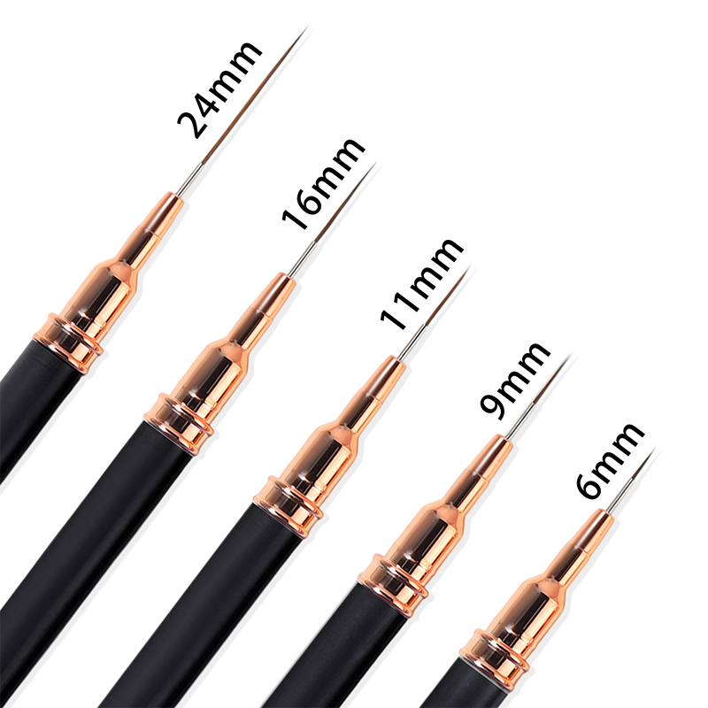 #5Pcs/Set Professional Nail Ar - đánh giá và giá Nail Fan Brush