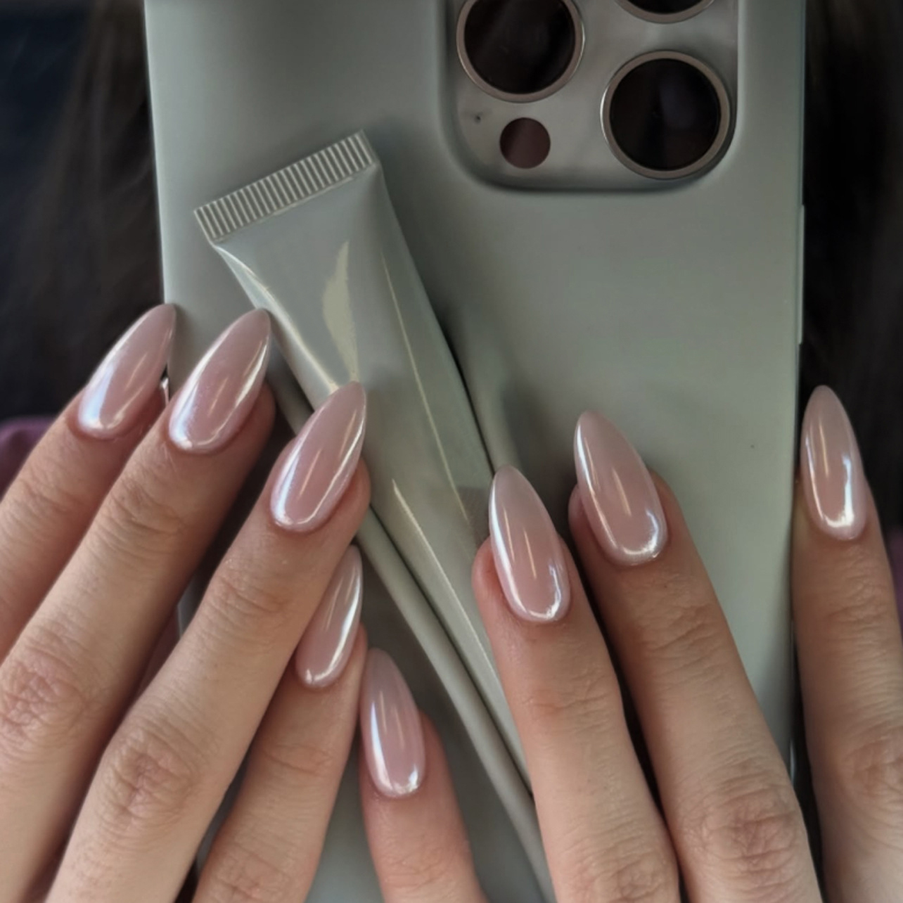 24Pcs Simple Nude Pink Solid N - đánh giá và giá Nail Art Simple