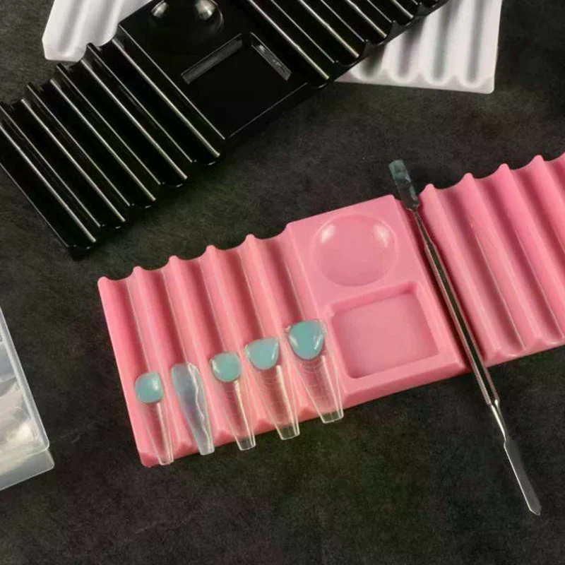 10 Grid Nail Art Pen Holder Pl - đánh giá và giá Nail Fan Brush