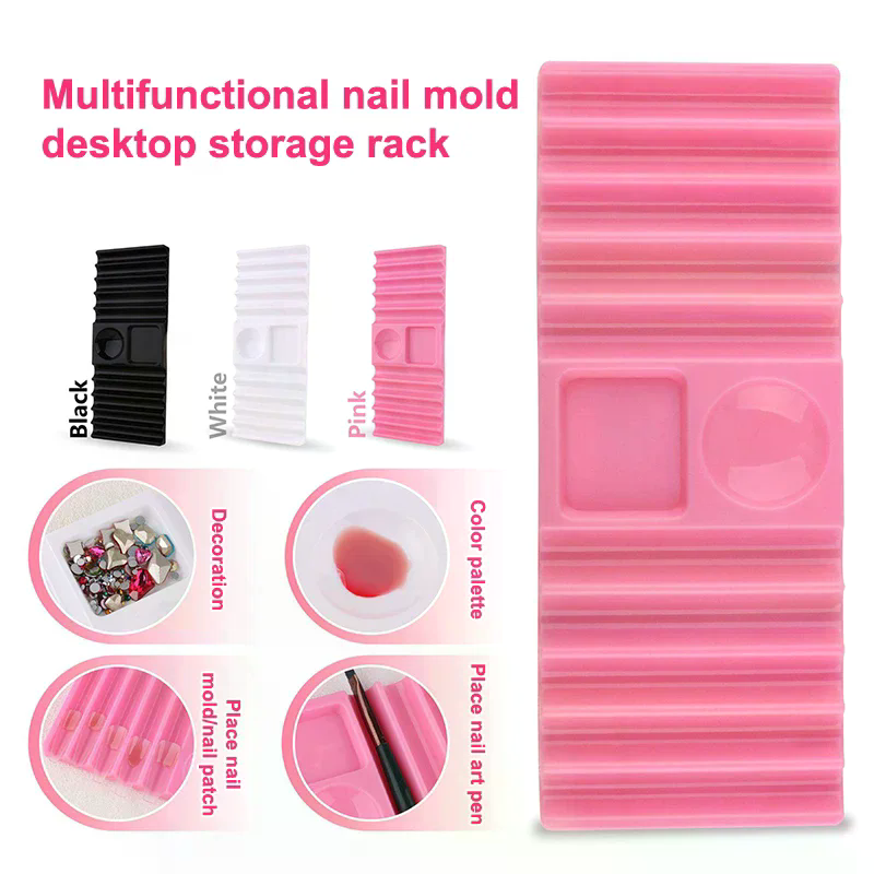 10 Grid Nail Art Pen Holder Pl - đánh giá và giá Nail Fan Brush