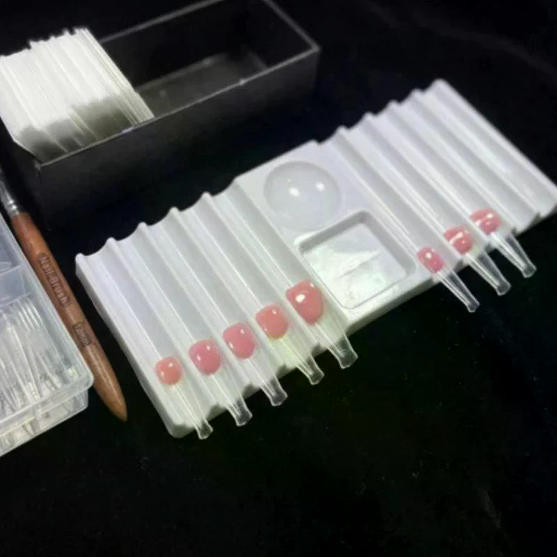 10 Grid Nail Art Pen Holder Pl - đánh giá và giá Nail Fan Brush