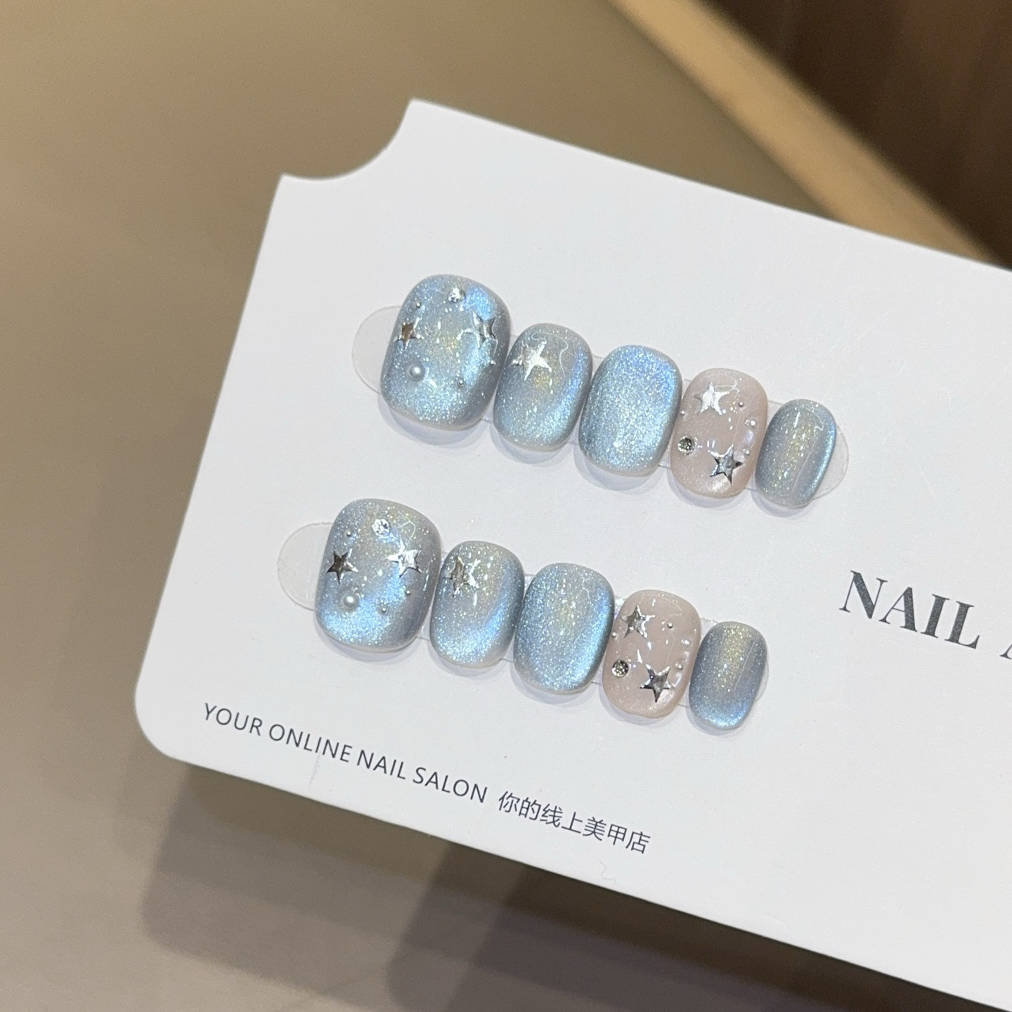 10Pcs Purple Short Round Head  - đánh giá và giá Nail Art Simple