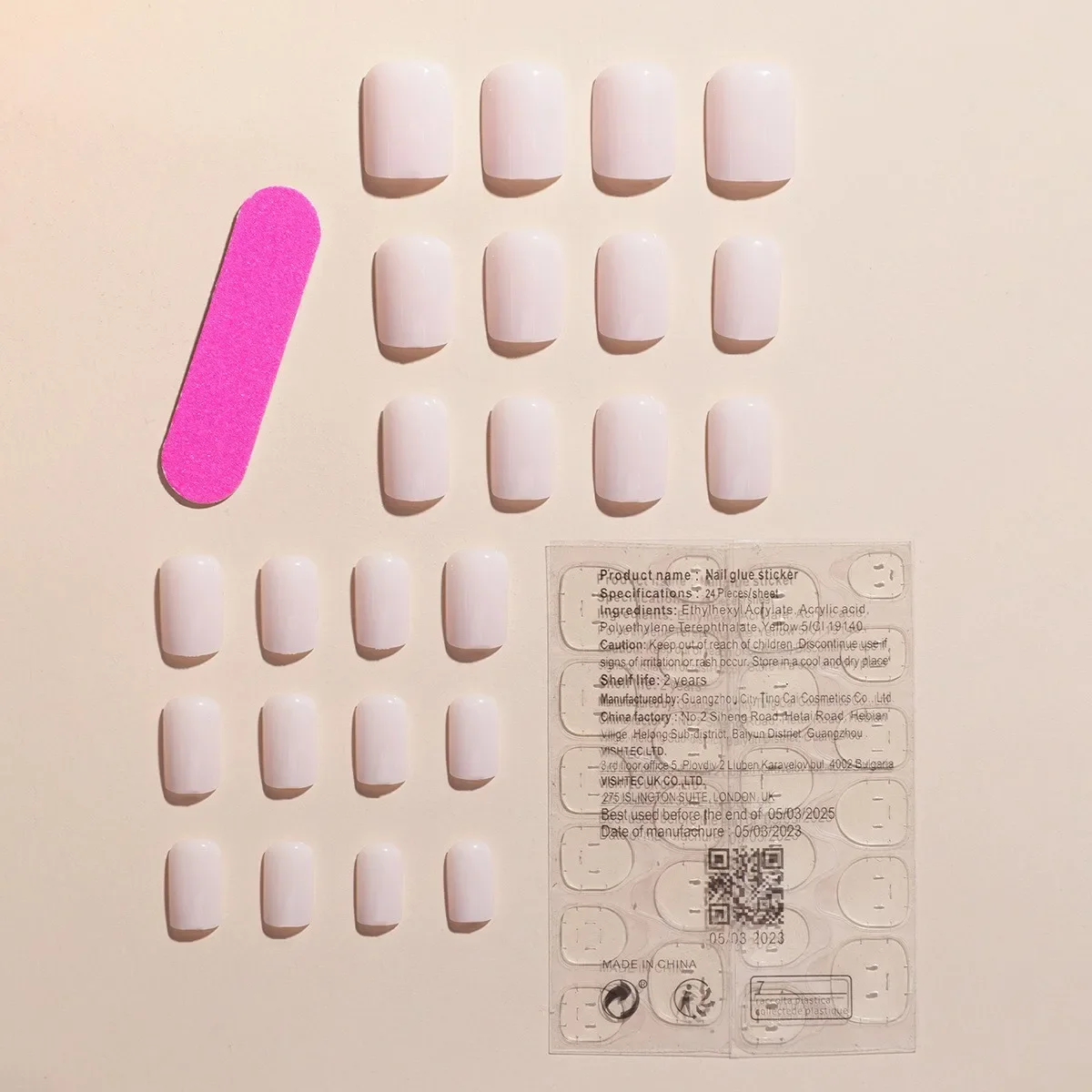 24 Pcs/Set Solid Color Short F - đánh giá và giá Nail Art Simple