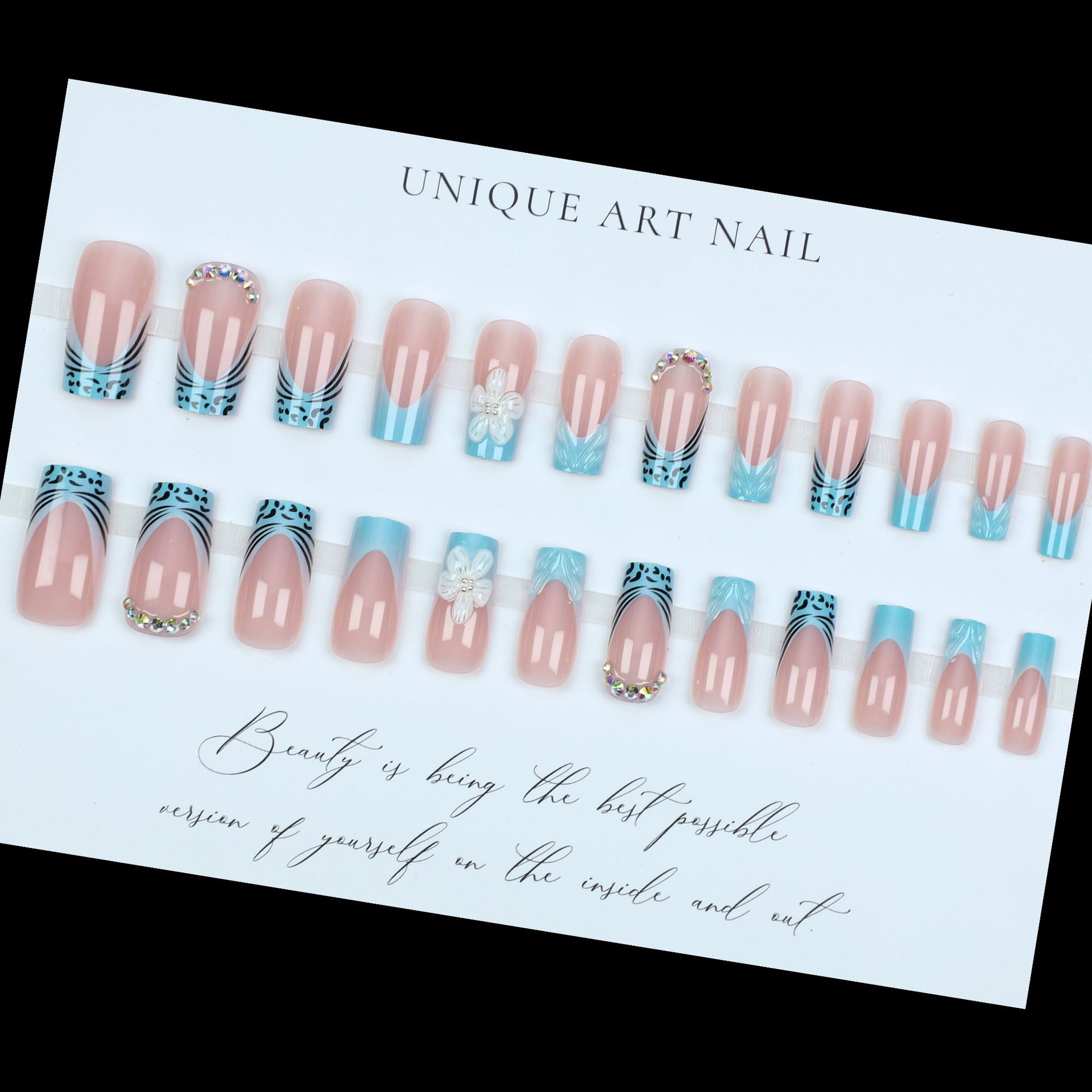 Medium fake nails for women gi - đánh giá và giá Nail Art Orange