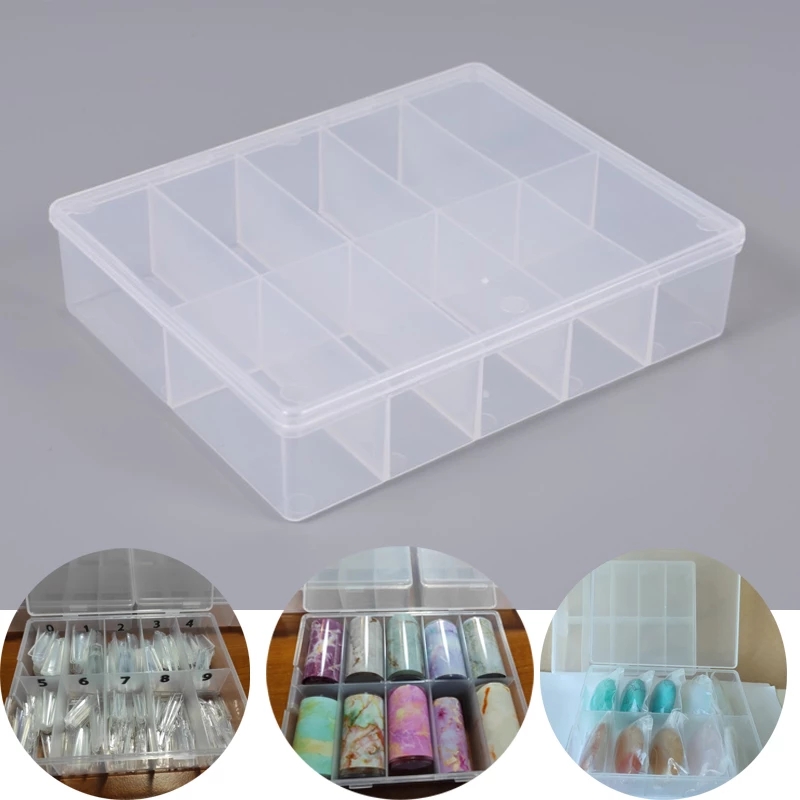 10 Grids Empty Clear Storage B - đánh giá và giá Nail Art Quirky
