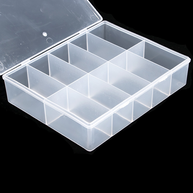 10 Grids Empty Clear Storage B - đánh giá và giá Nail Art Quirky