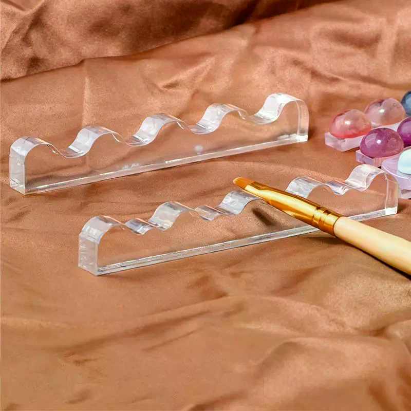 Reusable Nail Art Palette With - đánh giá và giá Nail Fan Brush