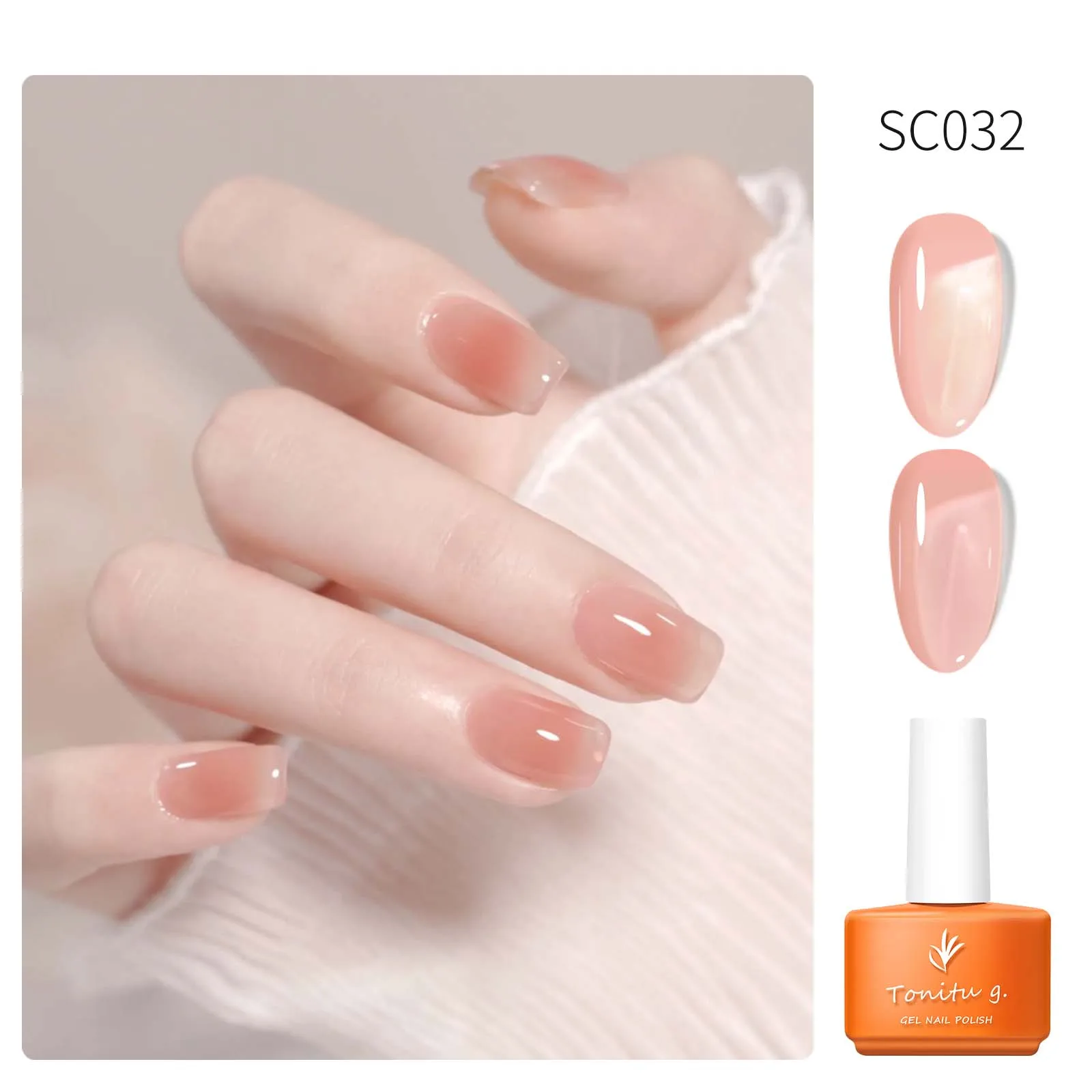 Tonitu G White Green Orange Je - đánh giá và giá Nail Art Orange