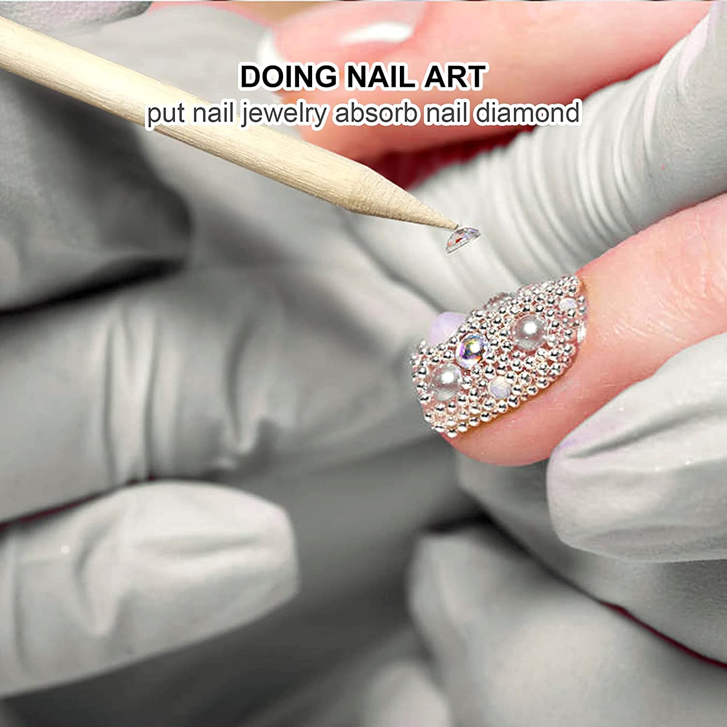 100/50Pcs Orange Wood Nail Sti - đánh giá và giá Nail Art Orange
